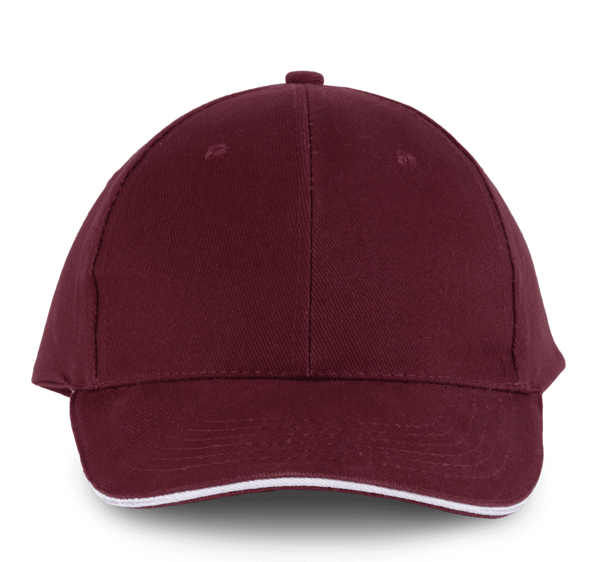 Burgundy / White