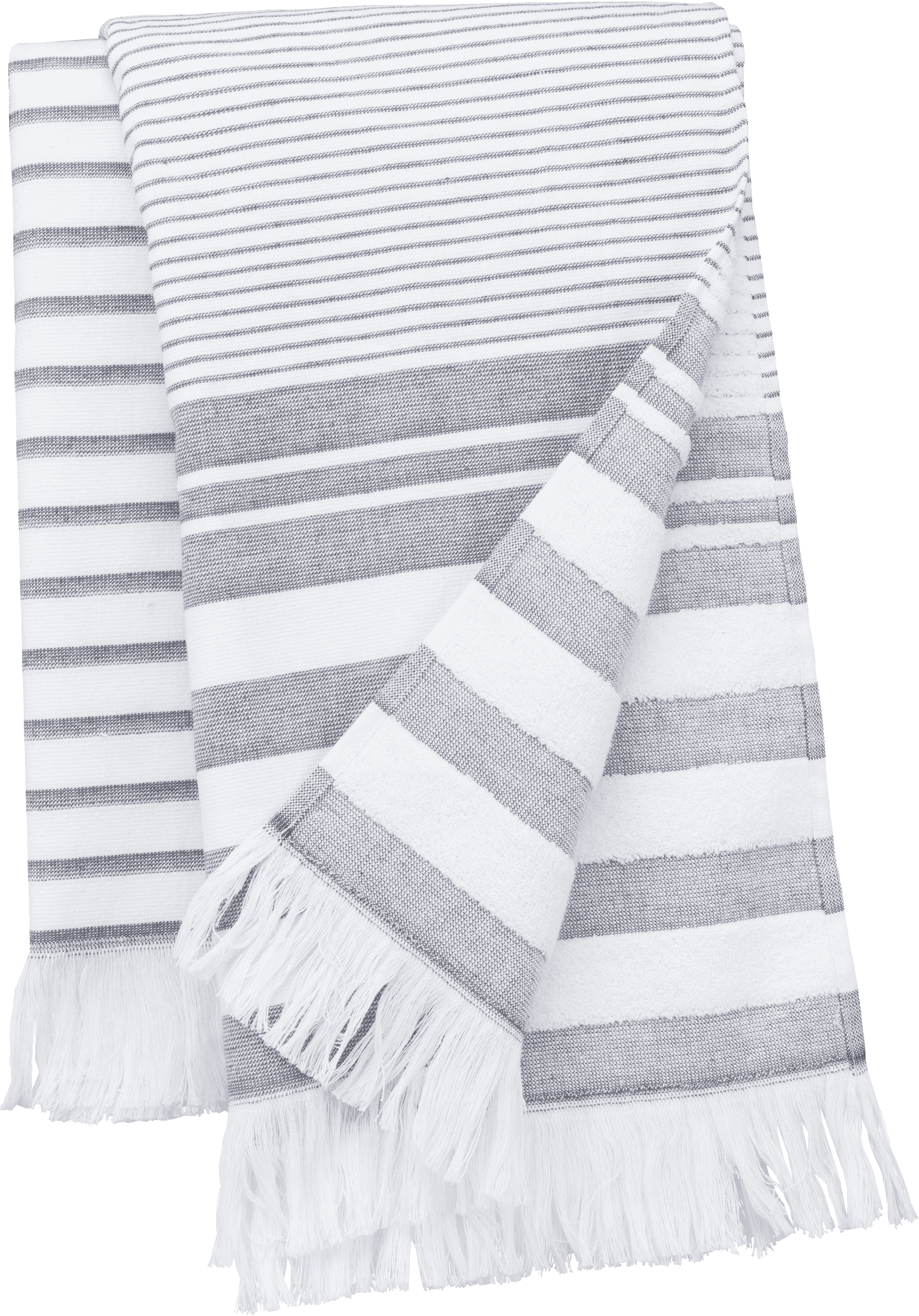 White / Smoke Stripe