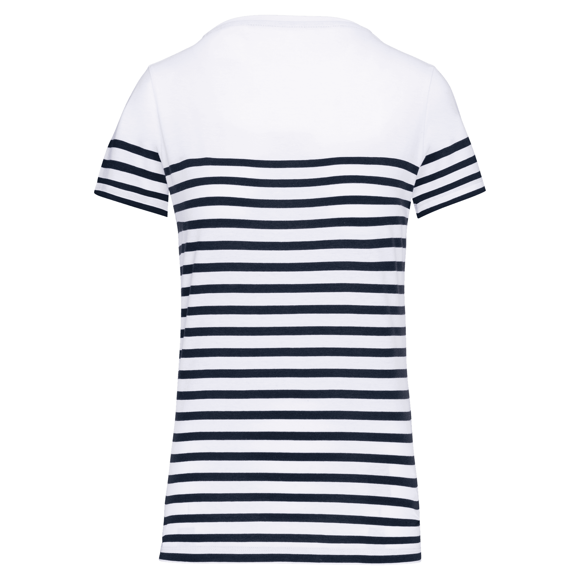 White / Navy Stripes