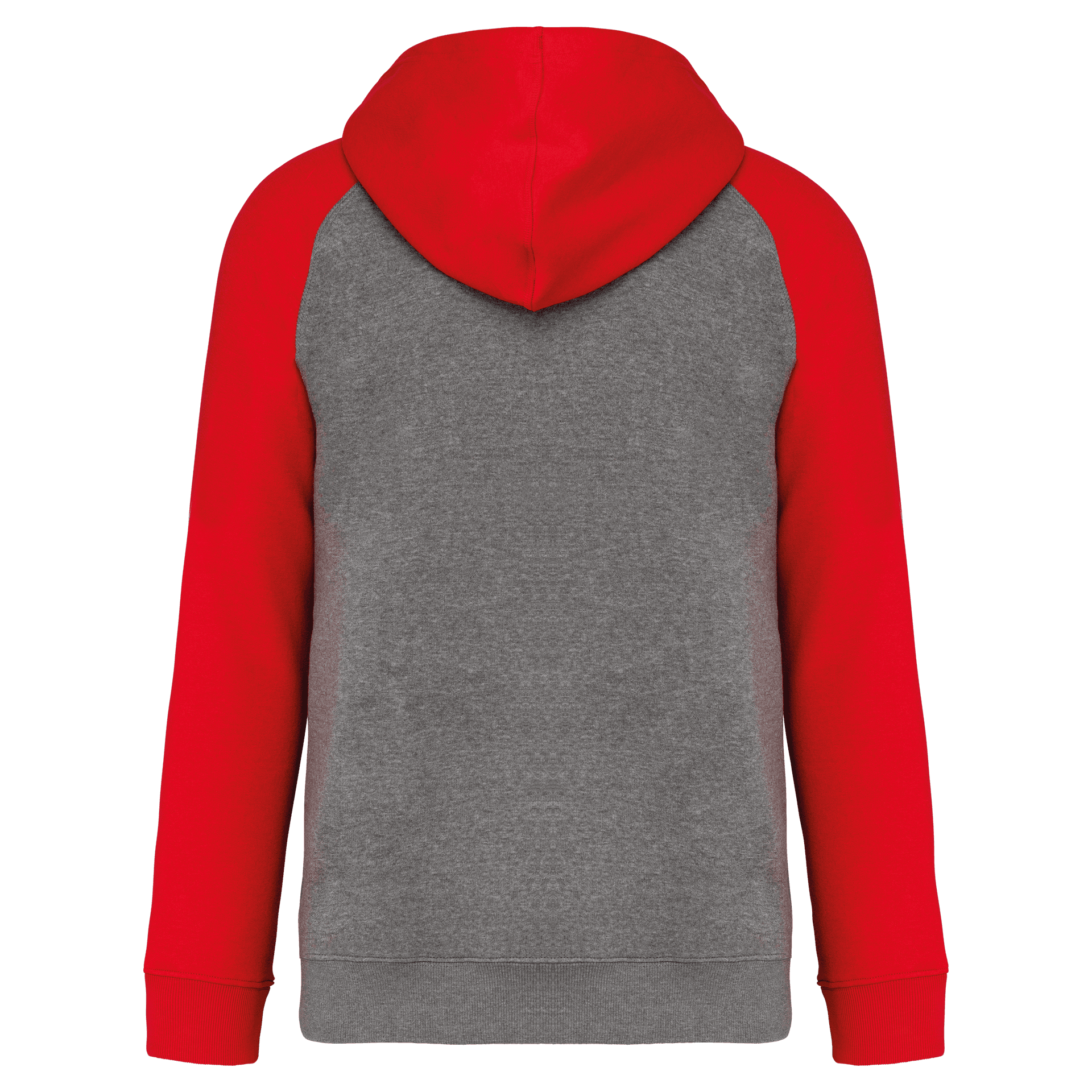 Grey Heather / Sporty Red