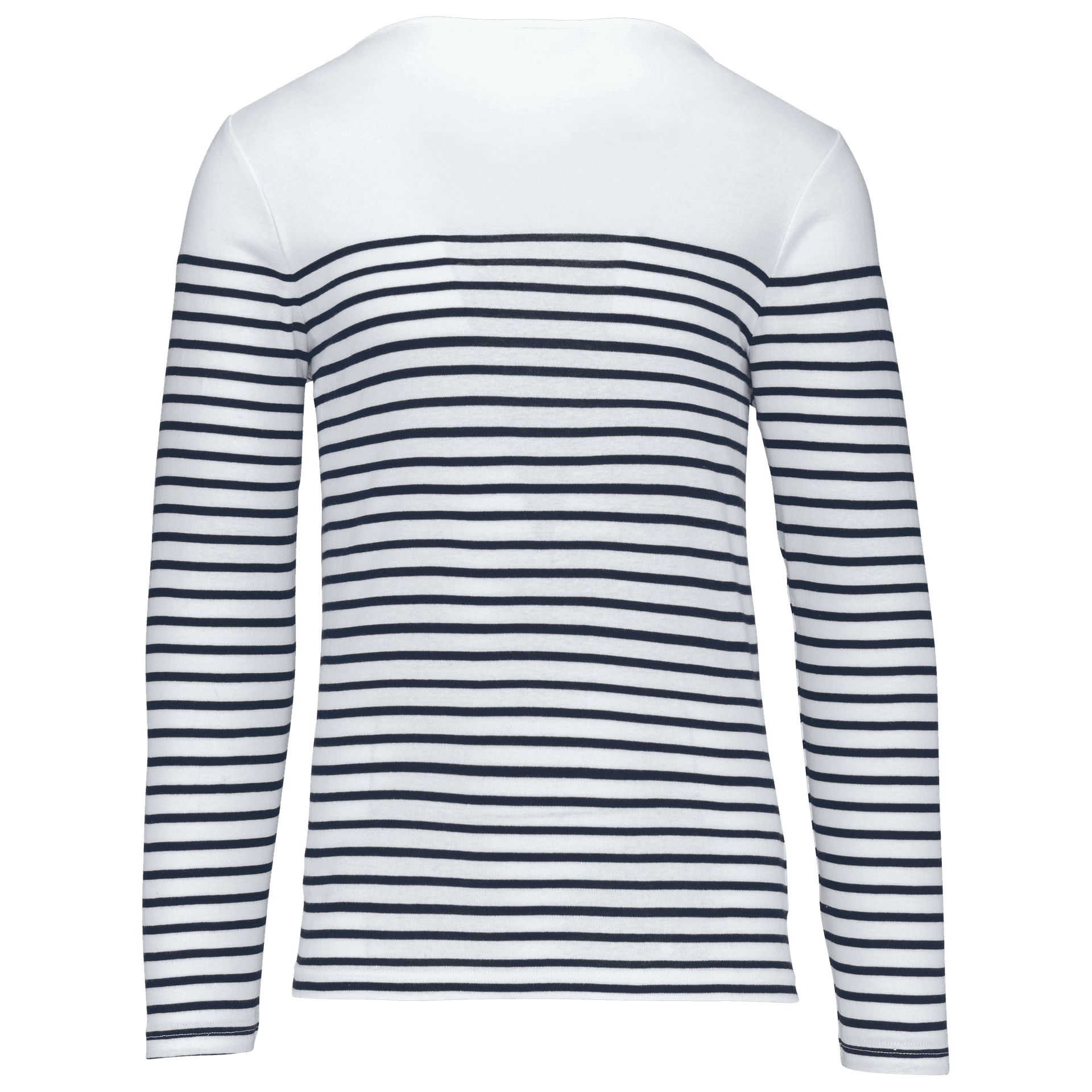 White / Navy Stripes