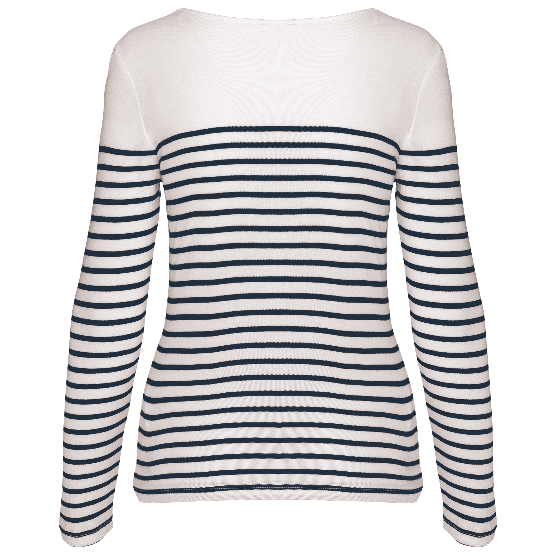 White / Navy Stripes