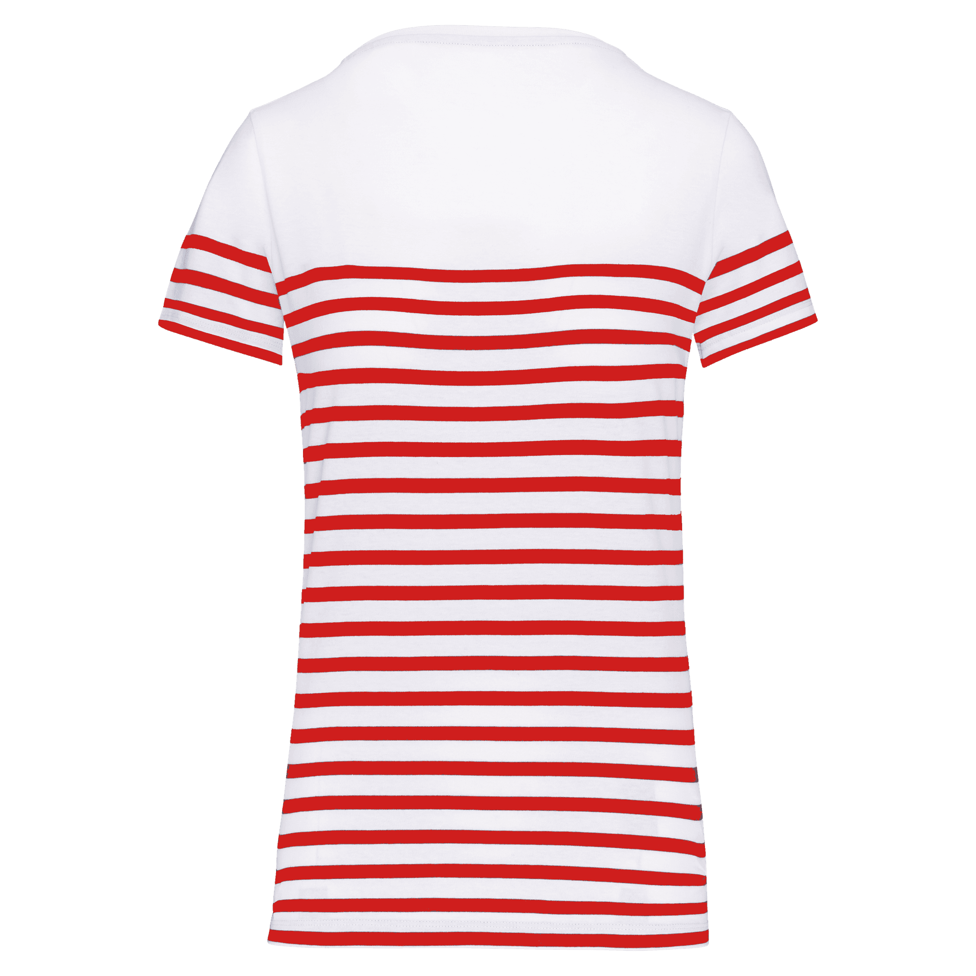 White / Red Stripe