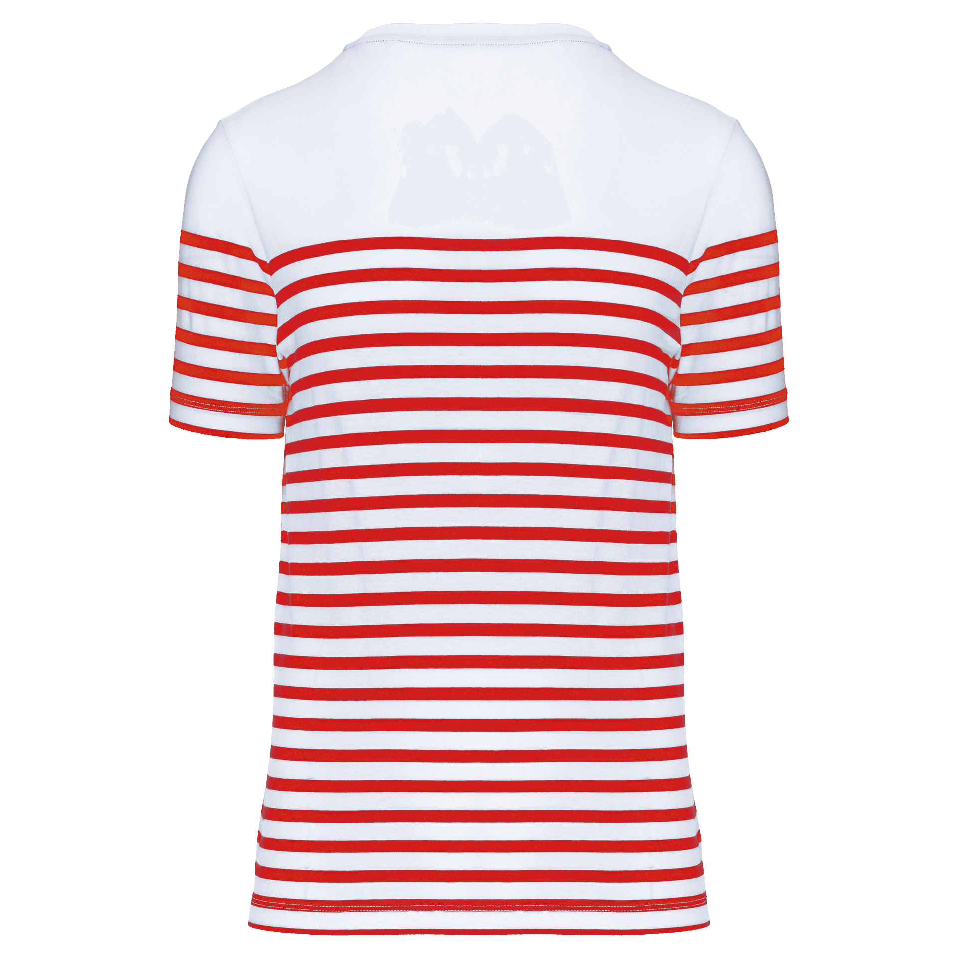 White / Red Stripe