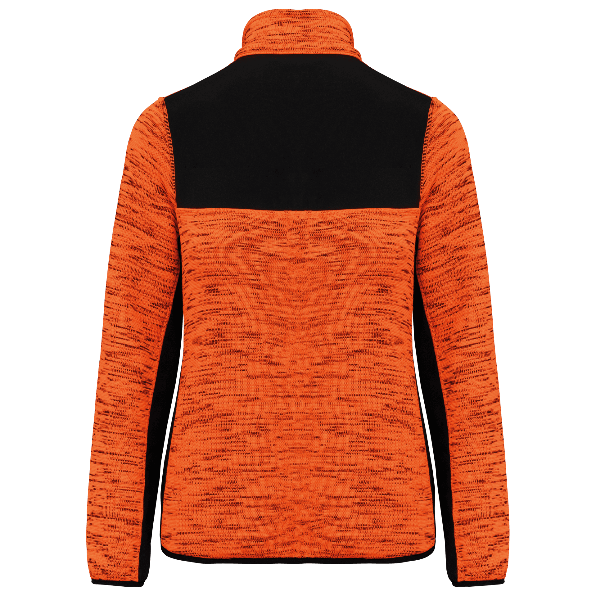 Fluorescent Orange Melange / Black