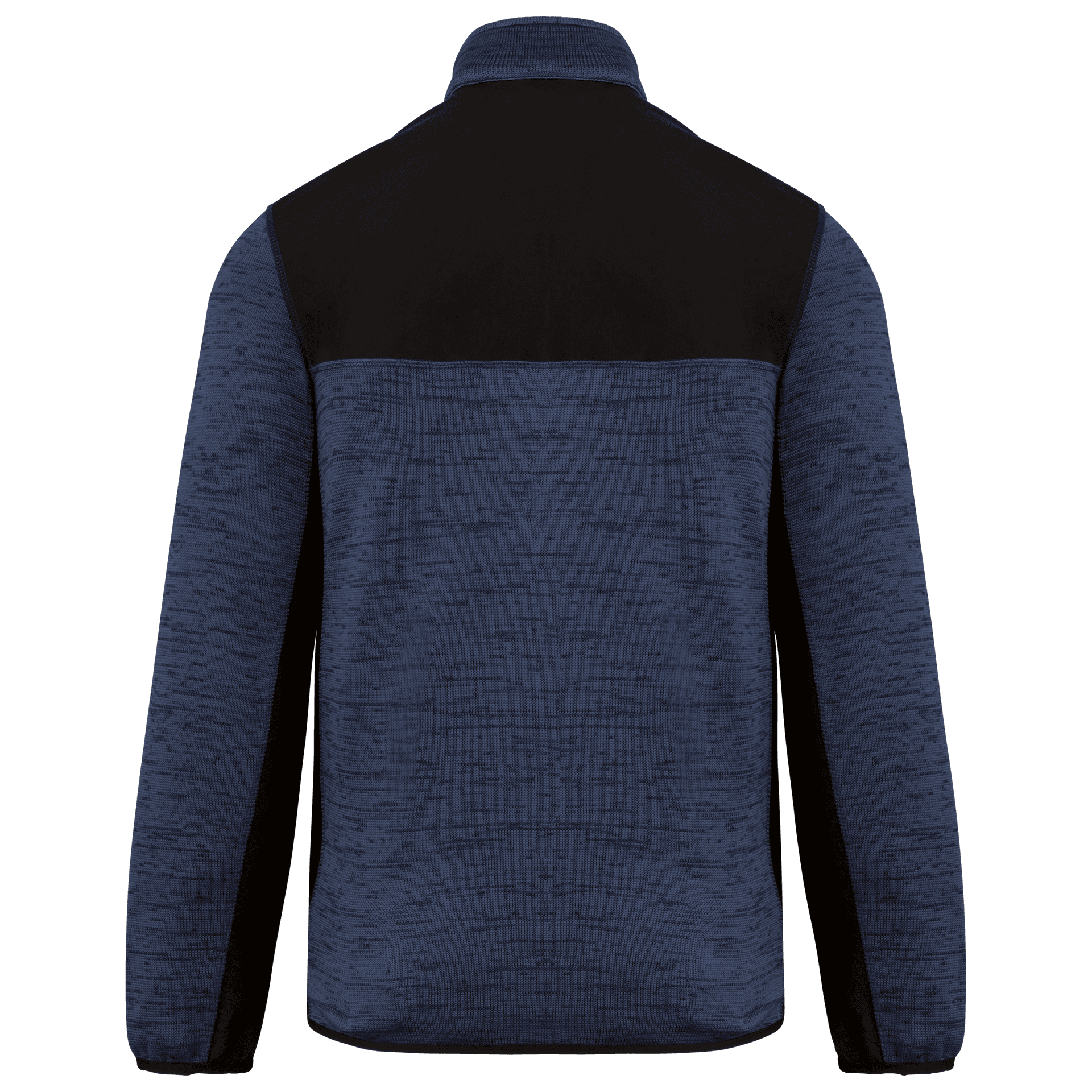 Navy Melange / Black