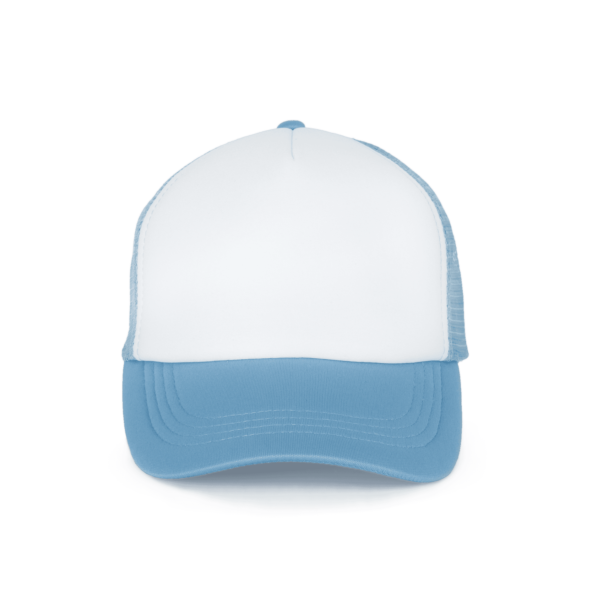 White / Dark Sky Blue