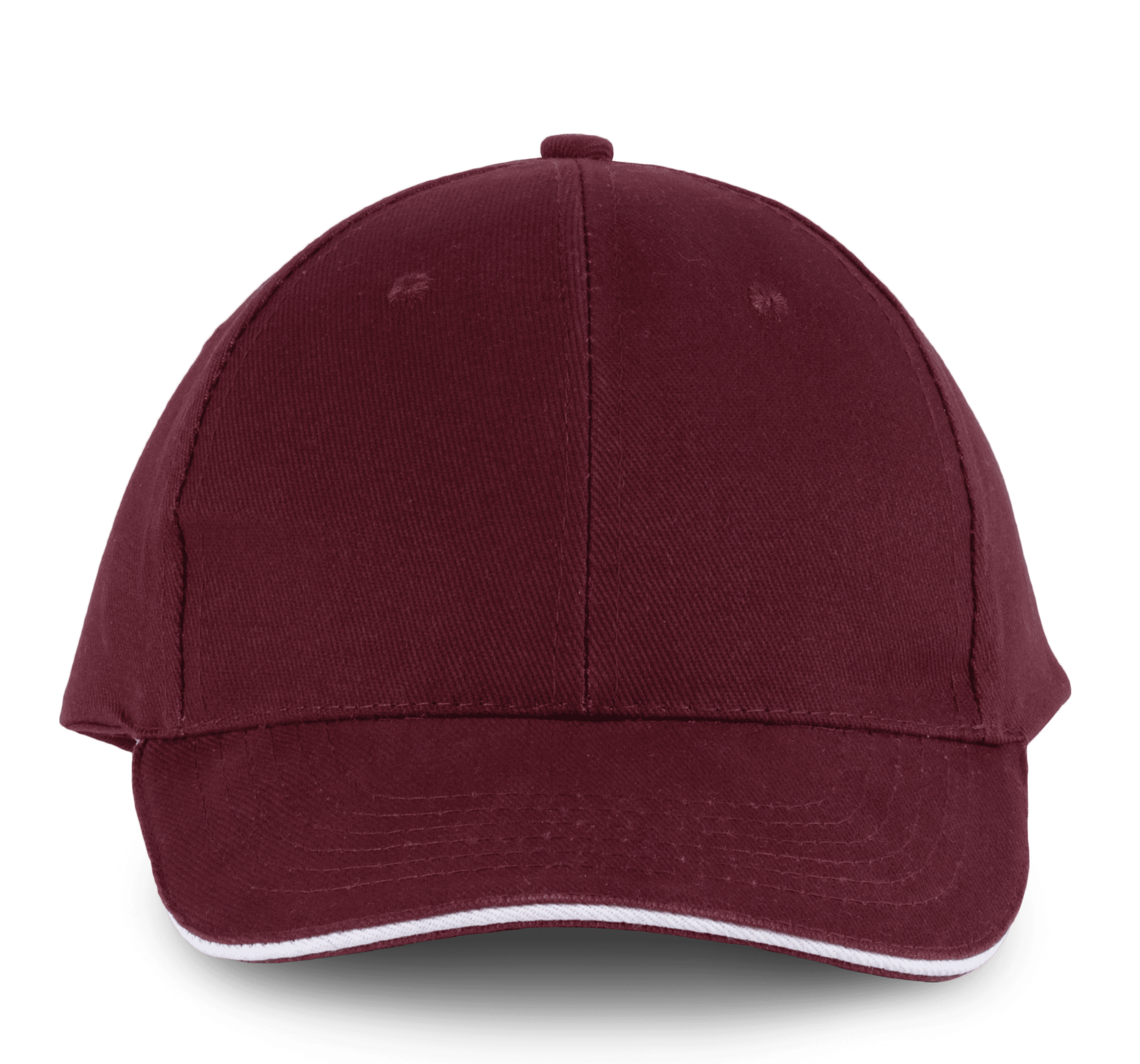 Burgundy / White
