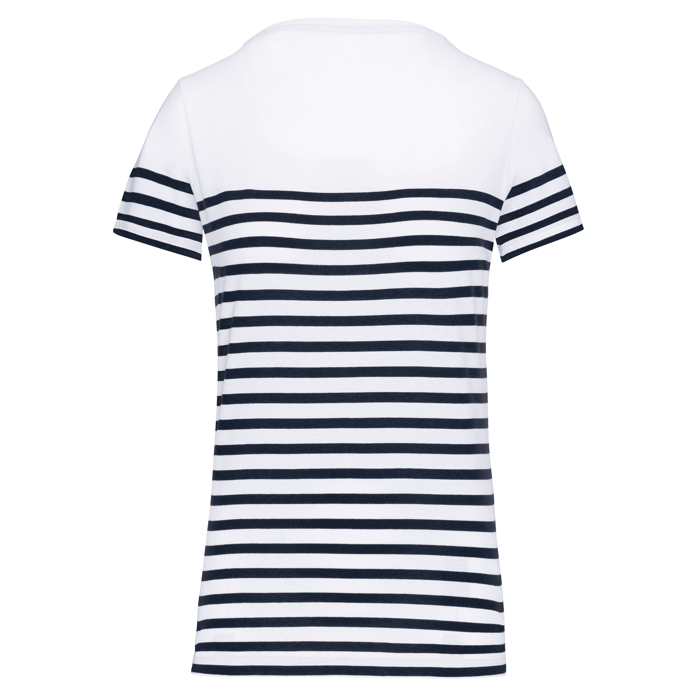 White / Navy Stripes