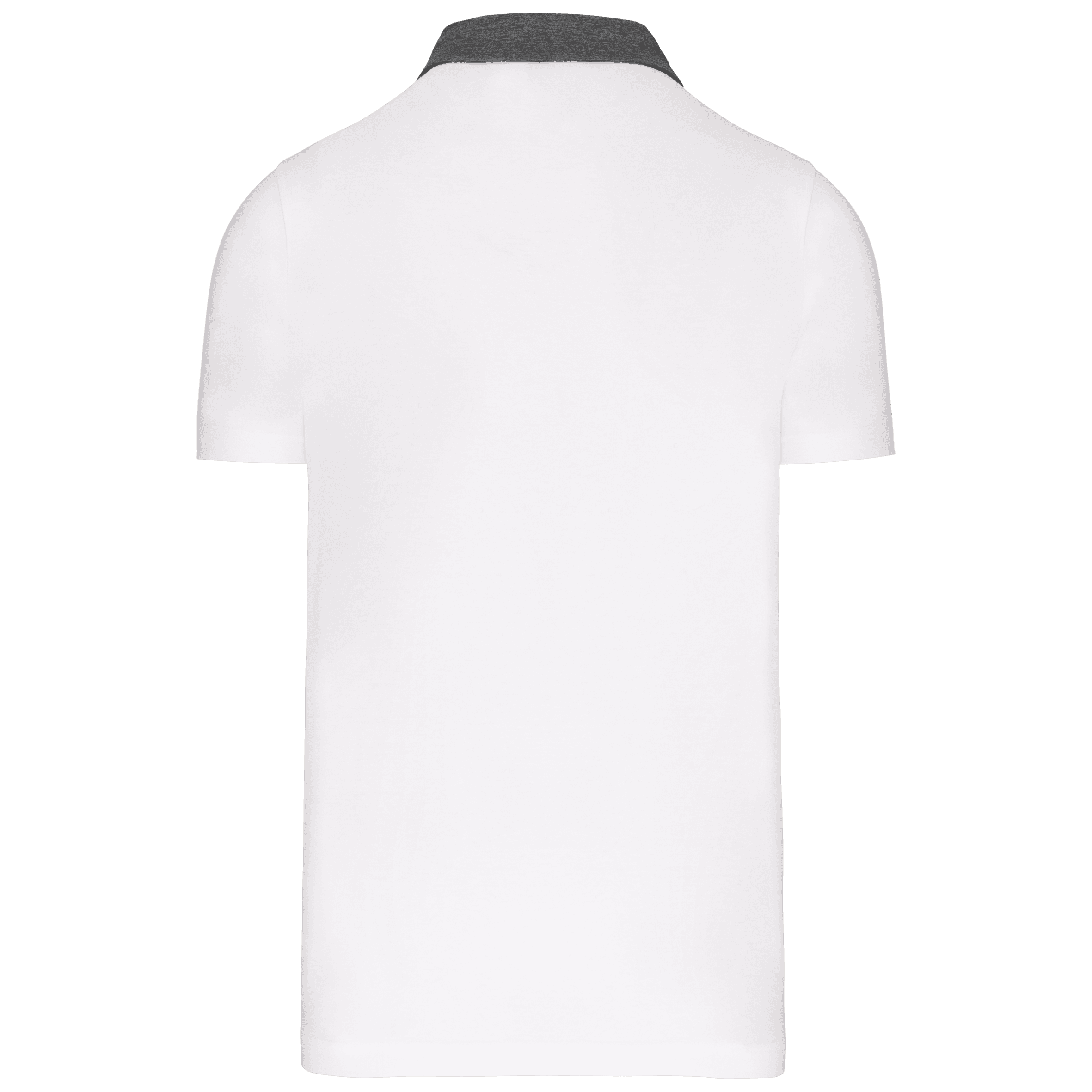 White / Dark Grey Heather