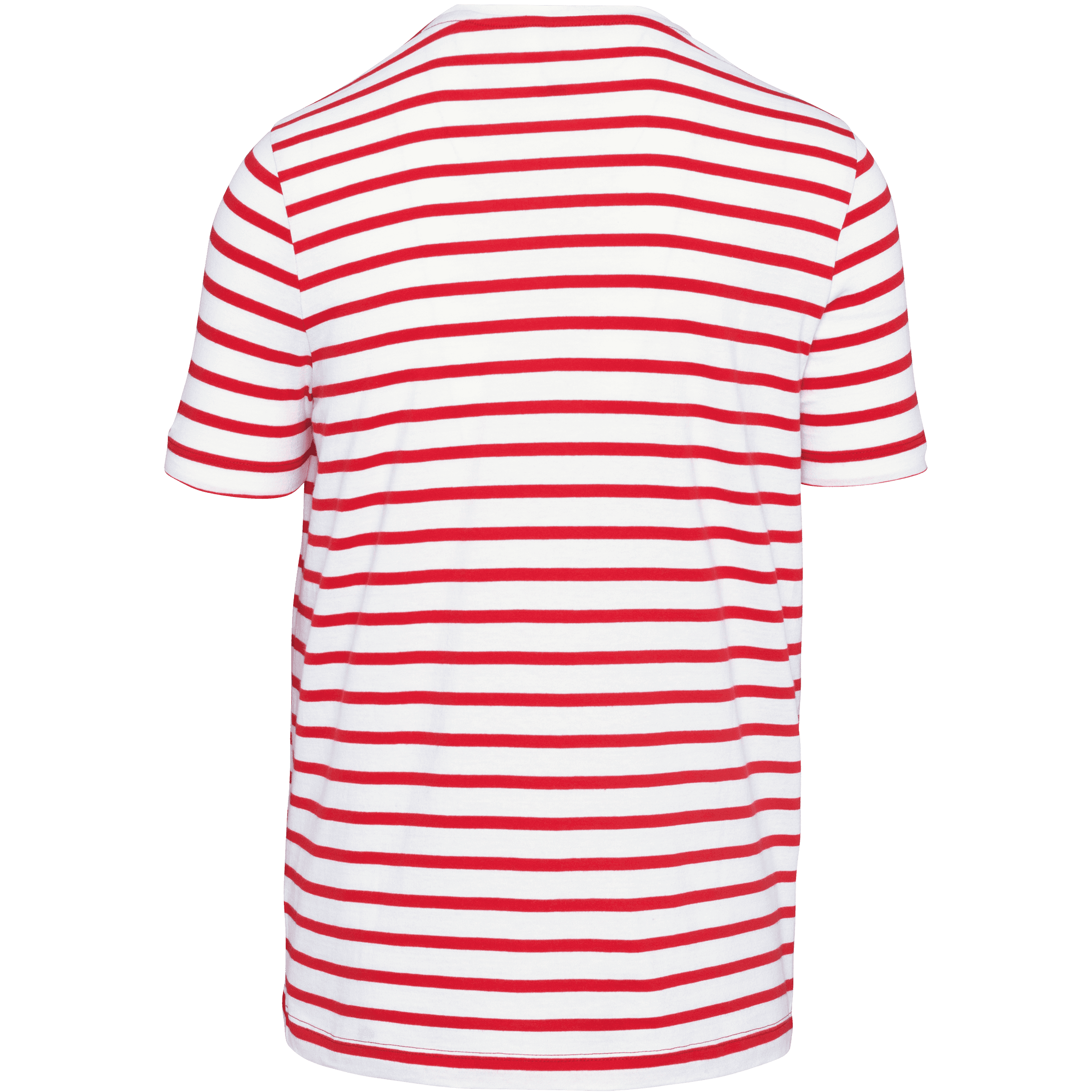 White / Red Stripe