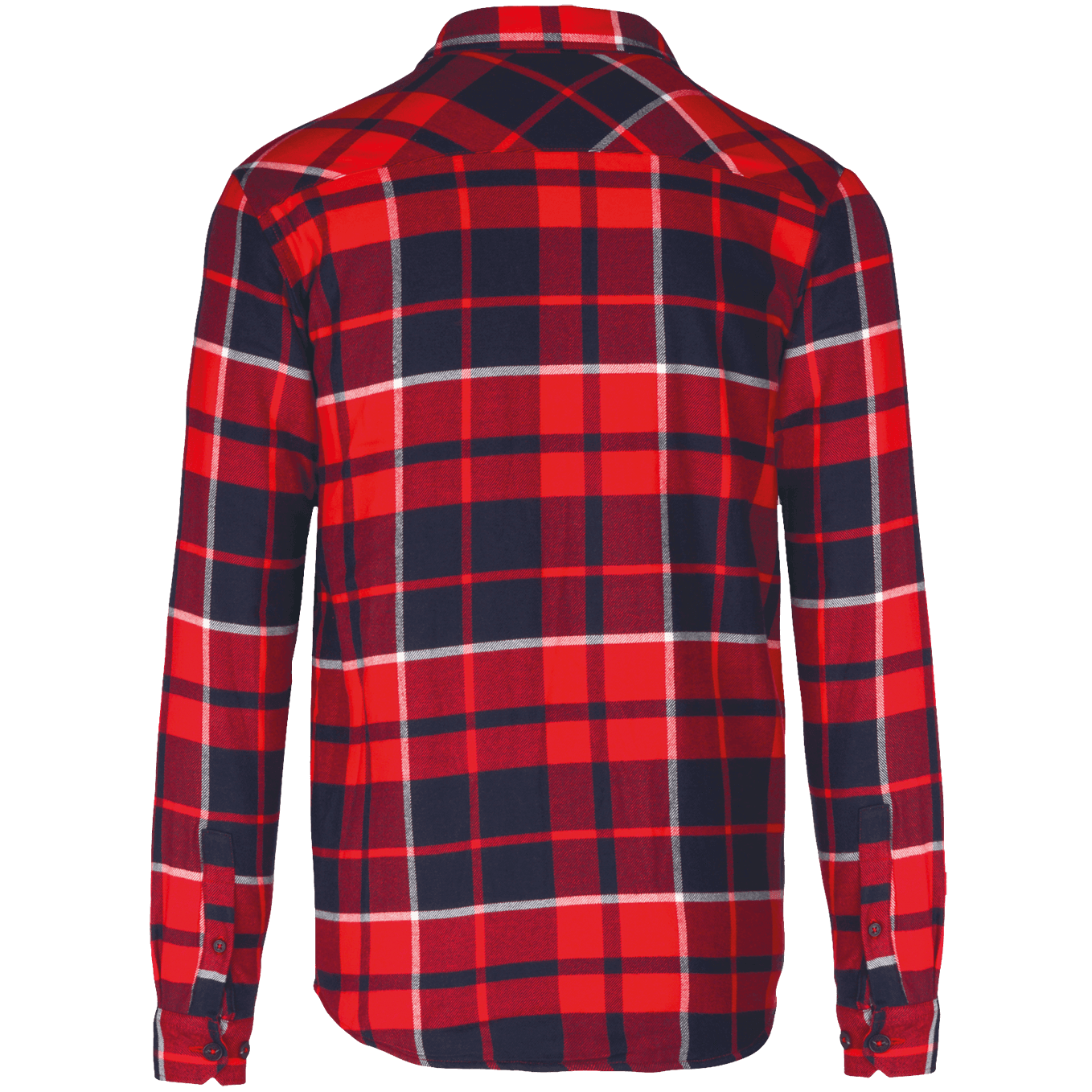 Red / Navy checked