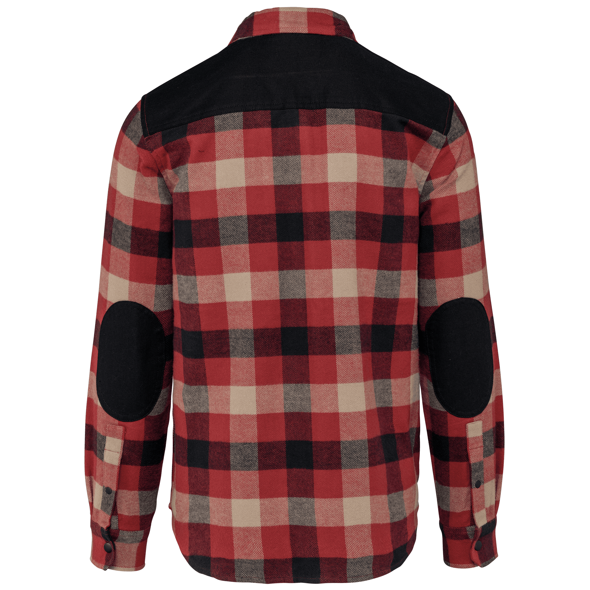 Red / Dark Beige Checked / Black