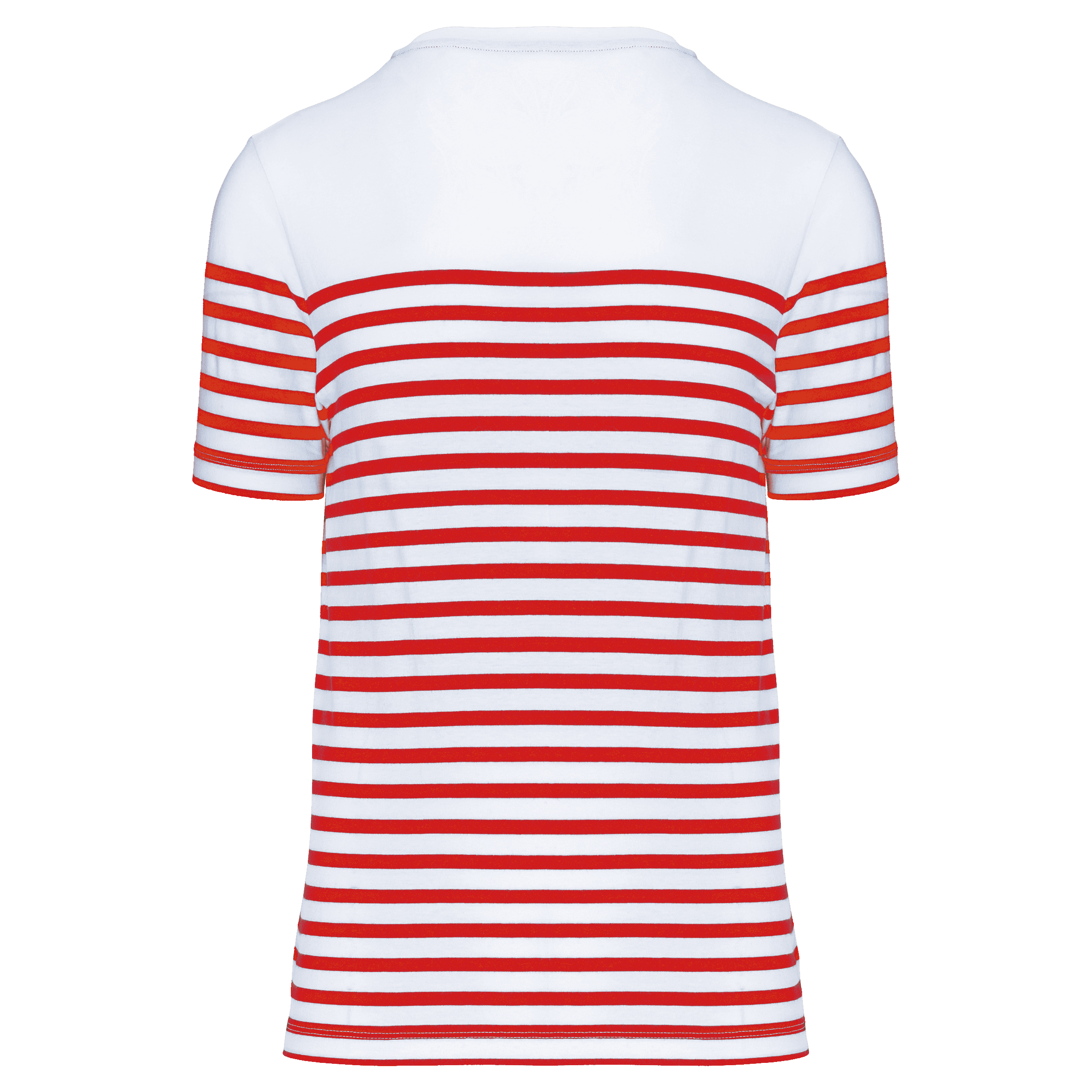 White / Red Stripe