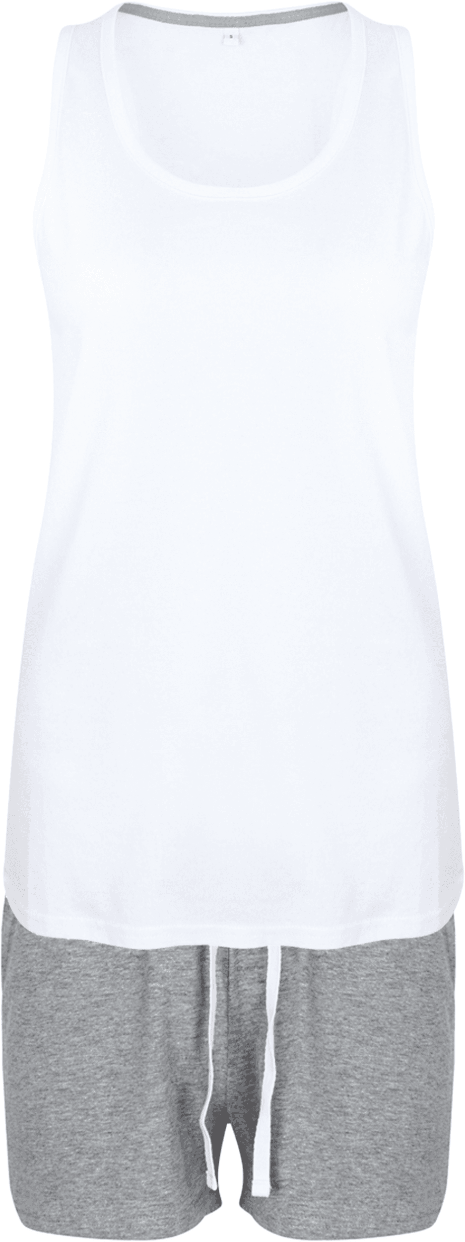 White / Heather Grey