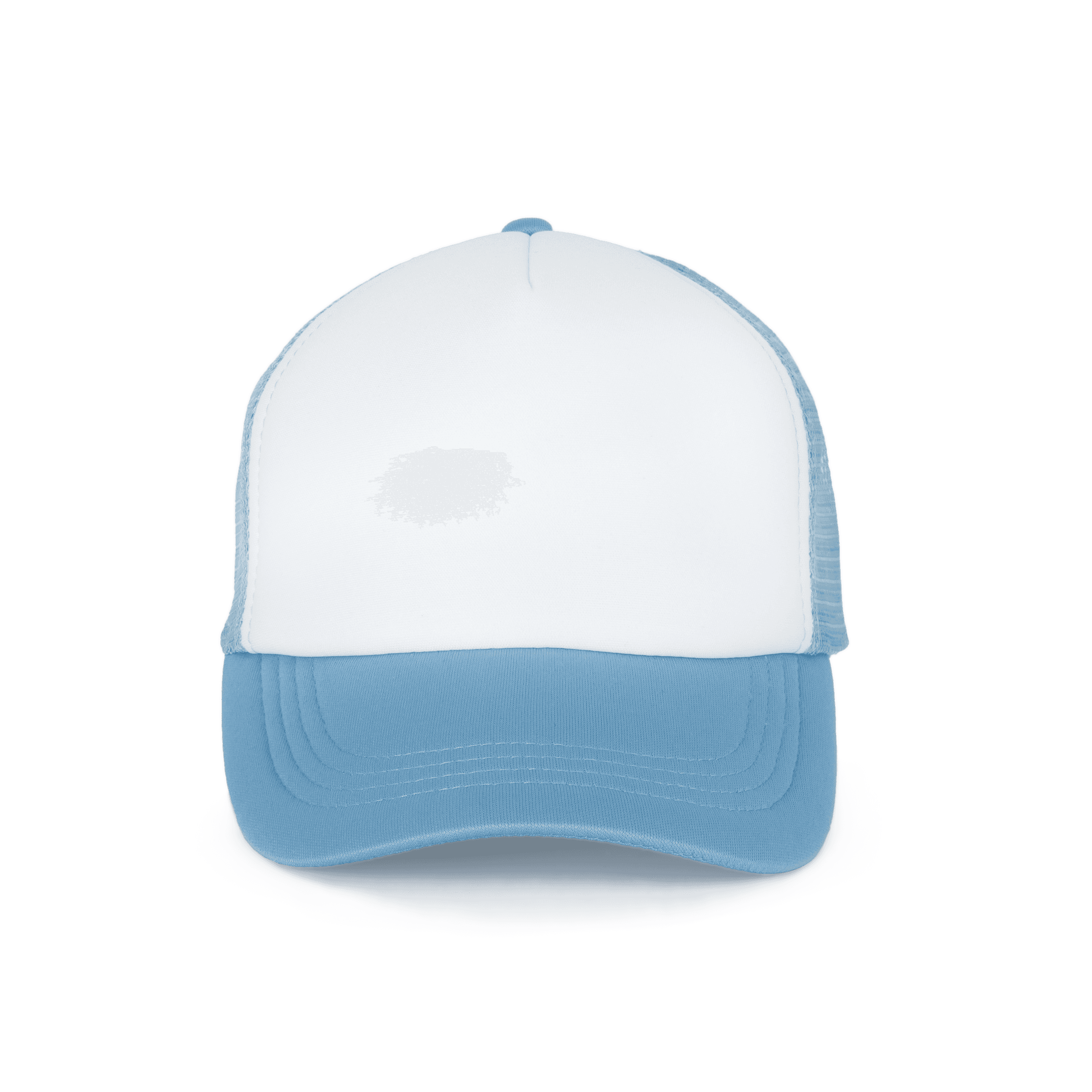 White / Dark Sky Blue