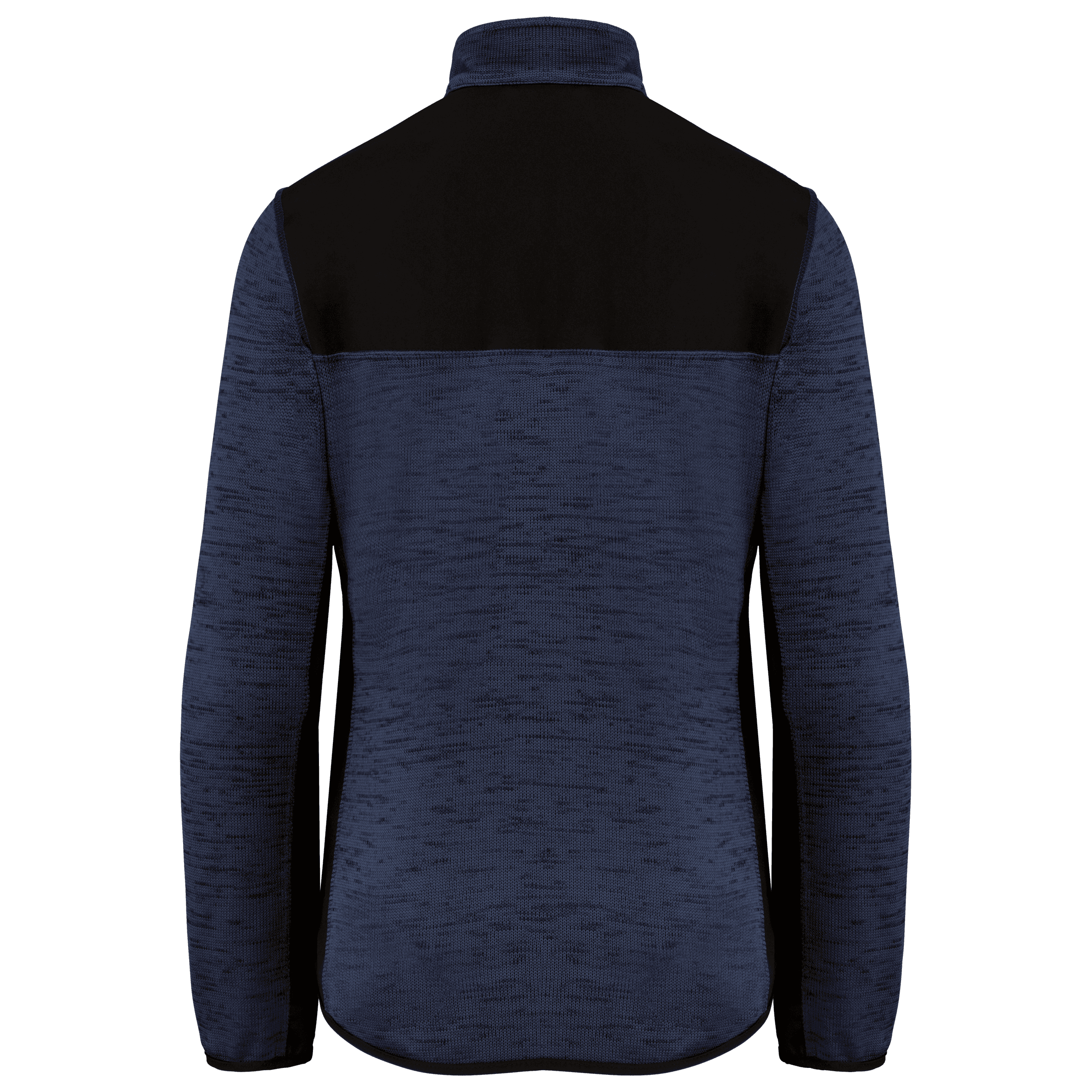 Navy Melange / Black