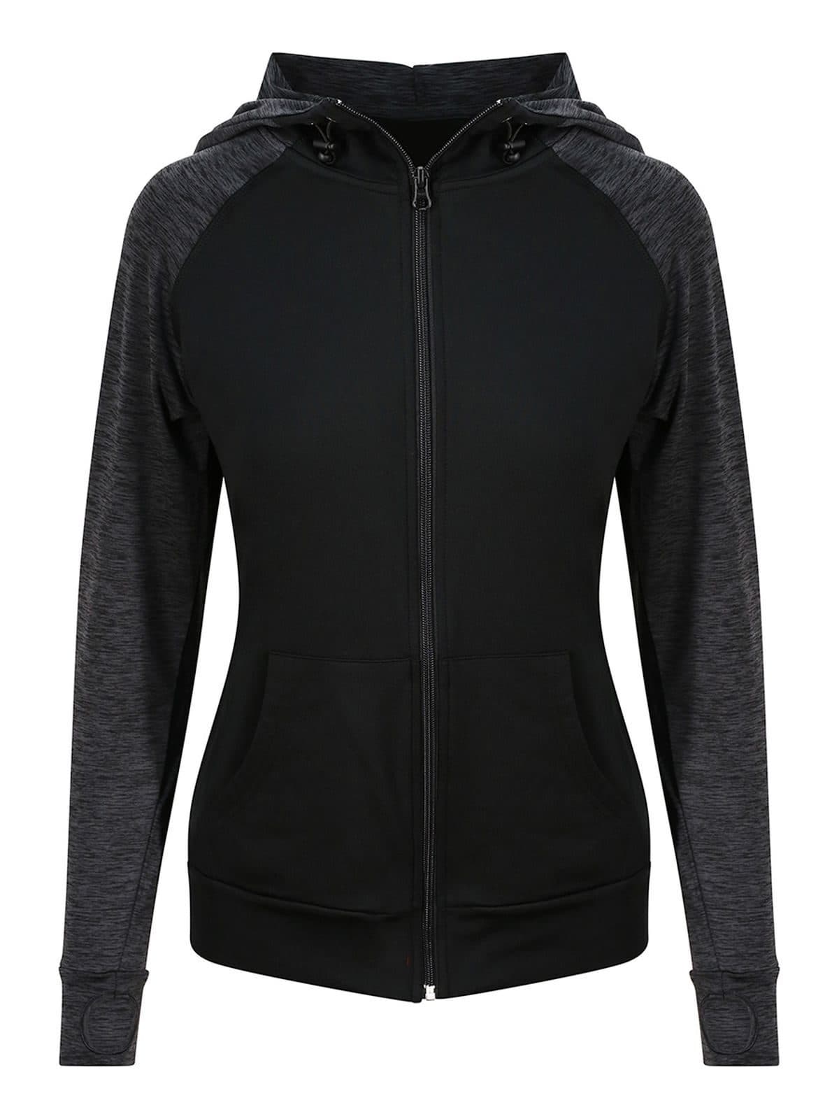 black/black slate melange