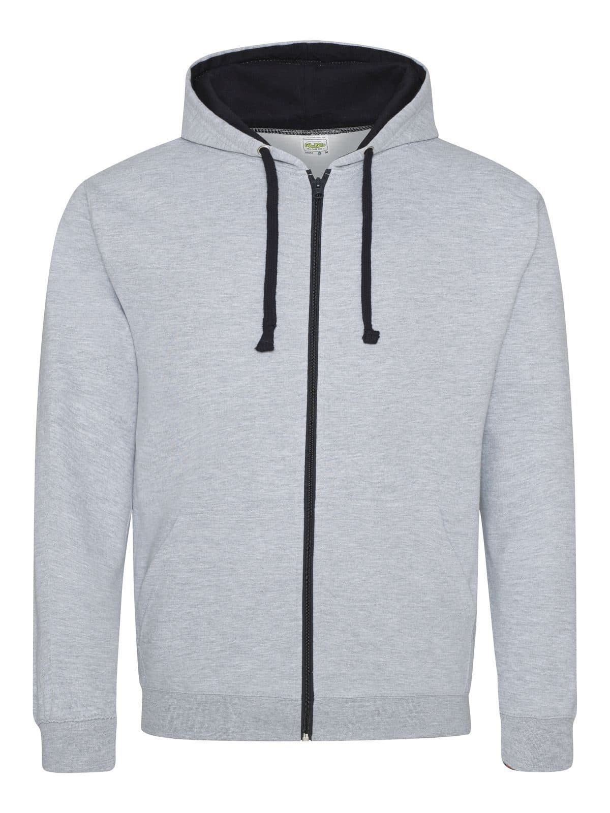 heather grey/french navy