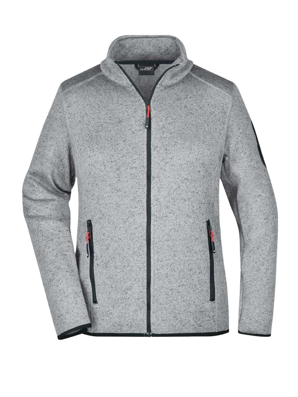 light-grey-melange/red